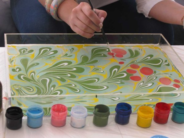 Мастер-класс рисования на воде, фото 2.