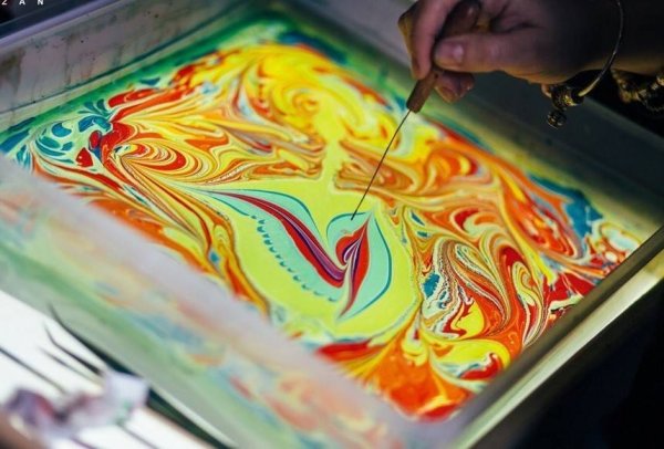 Мастер-класс рисования на воде, фото 4.