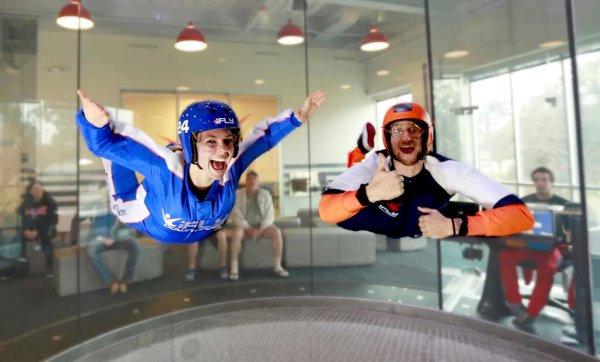 Полет в аэротрубе, фото 6.