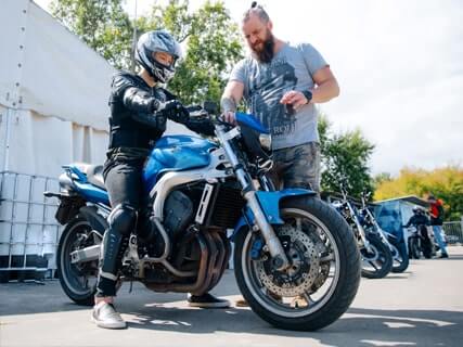 Урок езды на мотоцикле, фото 4.