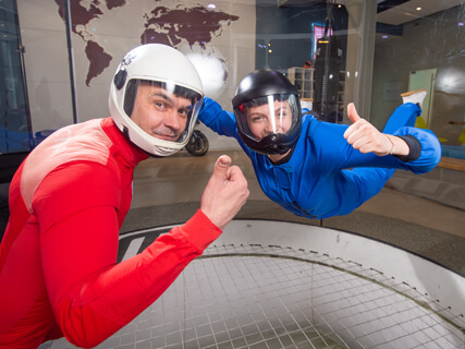 Полет в аэротрубе, фото 5.