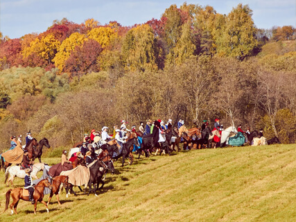 Царская охота с борзыми, фото 7.