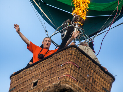 Индивидуальный полет на воздушном шаре на 7-х, фото 2.