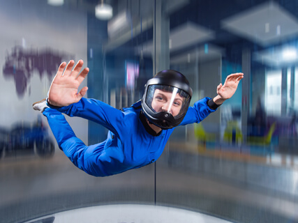 Полет в аэротрубе для двоих, фото 6.