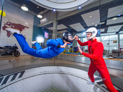 Полет в аэротрубе для двоих, фото 3.